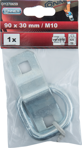 Oeil d'arrimage Connex avec anneau en D 90x30mm vz - dy270659