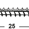 Connex vis à tôle poêle 4,2x25 18pcs inox-a4 - dy4824225