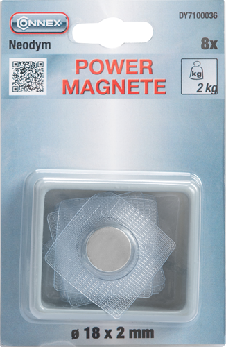 Connex aimant néodyme rond à coudre 8 pcs - dy7100036