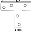 Connex 2pcs angle de connexion t 140x110 bvz - dyb2005141