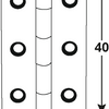 Charnière Connex 40x26 bvz - dyb2005811