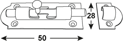 Boulon de boîte de connexion 50x28 sb bvz - dyb2203011