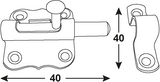 Boulon de boîte de connexion 40x40 sb bvz - dyb2207151 - afbeelding 2