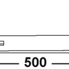 Charnière de trappe Connex 16x500 bvz - dyb2900111