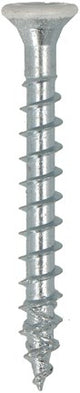 Vis de raccord Dynaplus tête plate galvanisée filetage complet - tête blanche 7mm torx tx20 ​​4.0x40 | 200 pièces - 0285.01.25608