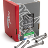 Vis de construction Dynaplus ar-coating tête plate filetage partiel + pointe coupante torx tx30 6.0x60 35 | 100 pièces - 0281.08.50001