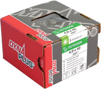 Vis de construction Dynaplus revêtement ar tête plate filetage partiel + pointe coupante torx tx30 6,0x70 42 | 100 pièces - 0281.08.50201