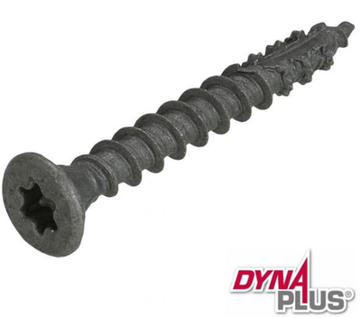 Vis de construction Dynaplus ar-coating tête plate filetage complet + pointe coupante torx tx30 6.0x50 | 100 pièces - 0281.08.49901