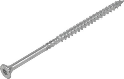 Vis de construction Dynaplus tête plate galvanisée filetage partiel + pointe coupante torx tx30 6,0x120 70 | 100 pièces - 0281.01.50801