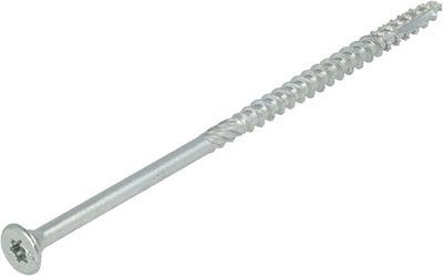 Vis de construction Dynaplus tête plate galvanisée filetage partiel + pointe coupante torx tx30 6,0x140 70 | 100 pièces - 0281.01.51001