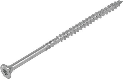 Vis de construction Dynaplus tête plate galvanisée filetage complet + pointe coupante torx tx30 6.0x40 | 100 pièces - 0281.01.49601