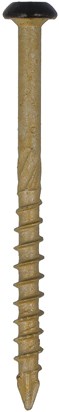 Vis de façade Dynaplus culasse ar-bronze filetage partiel tête noire torx tx20 ​​4,5x50 28 | 200 pièces - 0284.08.33905