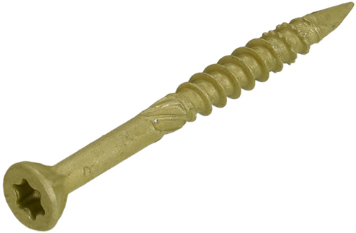 Vis à parclose Dynaplus tête plate bronze ar filetage partiel-75° torx tx15 3,5x40 22 | 200 pièces - 0287.08.17601