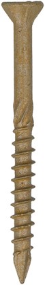 Vis à parclose Dynaplus tête plate bronze ar filetage partiel-75° torx tx15 3,5x50 28 | 200 pièces - 0287.08.17901