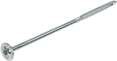 Vis à construction en bois Dynaplus tête bombée galvanisée filetage partiel + pointe coupante torx tx30 6,0x180 80 | 50 pièces - 0286.01.51301
