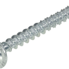 Vis à construction en bois galvanisée Dynaplus tête bombée filetage complet + pointe coupante torx tx20 ​​4.0x40 | 200 pièces - 0286.01.25601