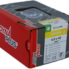 Vis à construction en bois galvanisée Dynaplus tête bombée filetage complet + pointe coupante torx tx20 ​​4.0x40 | 200 pièces - 0286.01.25601