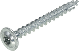 Vis à construction en bois galvanisée Dynaplus tête bombée filetage complet + pointe coupante torx tx25 5.0x50 | 200 pièces - 0286.01.41901 - afbeelding 2