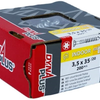 Vis MDF Dynaplus tête plate galvanisée filetage partiel-75° torx tx15 3,5x35 20 | 200 pièces - 0287.01.17401
