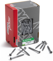 Dynaplus vis uni vis pour panneaux d'aggloméré revêtement ar tête plate filetage partiel torx tx20 ​​​​4,0x50 30 | 200 pièces - 0281.08.25902 - afbeelding 1