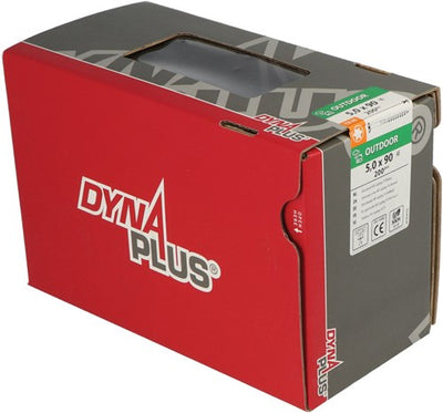 Dynaplus vis uni vis pour panneaux d'aggloméré revêtement AR tête plate filetage partiel Torx tx25 5,0x90 45 | 200 pièces - 0281.08.42501