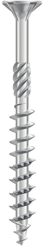 Vis pour panneaux d'aggloméré Dynaplus uni vis galvanisée à tête plate filetage partiel Torx tx20 ​​​​4,0x30 18 | 200 pièces - 0281.01.25202