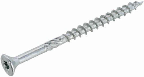 Dynaplus vis uni vis pour panneaux d'aggloméré tête plate galvanisée filetage partiel torx tx20 ​​​​4,0x50 30 | 1500 pièces - 0289.11.25902