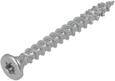 Dynaplus vis uni vis pour panneaux d'aggloméré tête plate galvanisée filetage complet torx tx10 3,0x12 | 200 pièces - 0281.01.12401