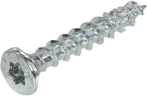 Dynaplus vis uni vis pour panneaux d'aggloméré tête plate galvanisée filetage complet torx tx10 3,0x16 | 200 pièces - 0281.01.12701