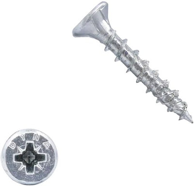 Dynaplus vis uni vis pour panneaux d'aggloméré vz (galvanisée) pk (tête plate) pz2 4,0x30 | 200 pièces - 0280.01.25201