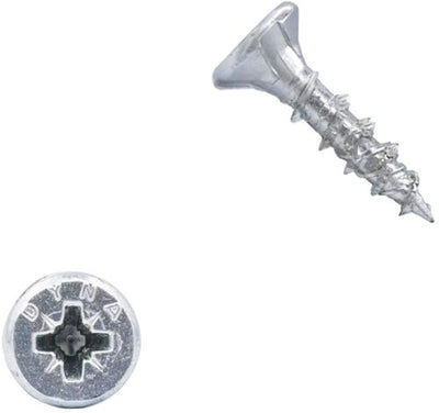 Vis pour panneaux d'aggloméré Dynaplus uni vis vz (galvanisée) pk (tête plate) pz2 4,5x20 | 200 pièces - 0280.01.33001