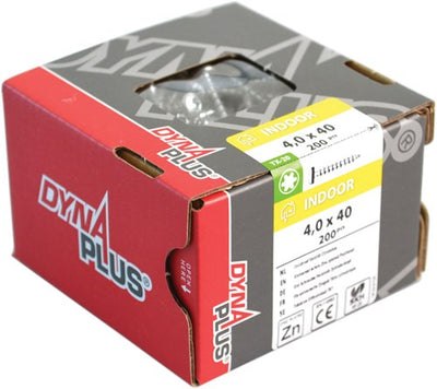 Dynaplus culasse uni vis galvanisée filetage complet torx tx30 6.0x50 | 100 pièces - 0282.01.49901
