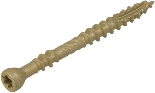 Vis pour terrasse Dynaplus xtreme ar-bronze tête plate - filetage partiel 60° + pointe coupante torx tx25 5.0x50 25 | 200 pièces - 0283.08.41901