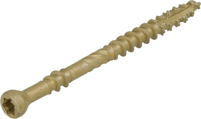 Vis pour terrasse Dynaplus xtreme ar-bronze tête plate - filetage partiel 60° + pointe coupante torx tx25 5.0x70 35 | 200 pièces - 0283.08.42201