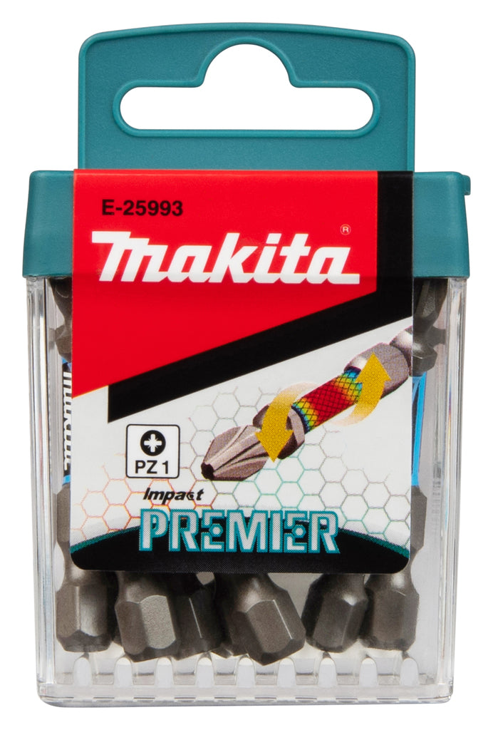 Imp Makita accessoires embouts de tournevis à percussion pz1x50mm | agir en tant que premier ministre | 10 pièces - e-25993