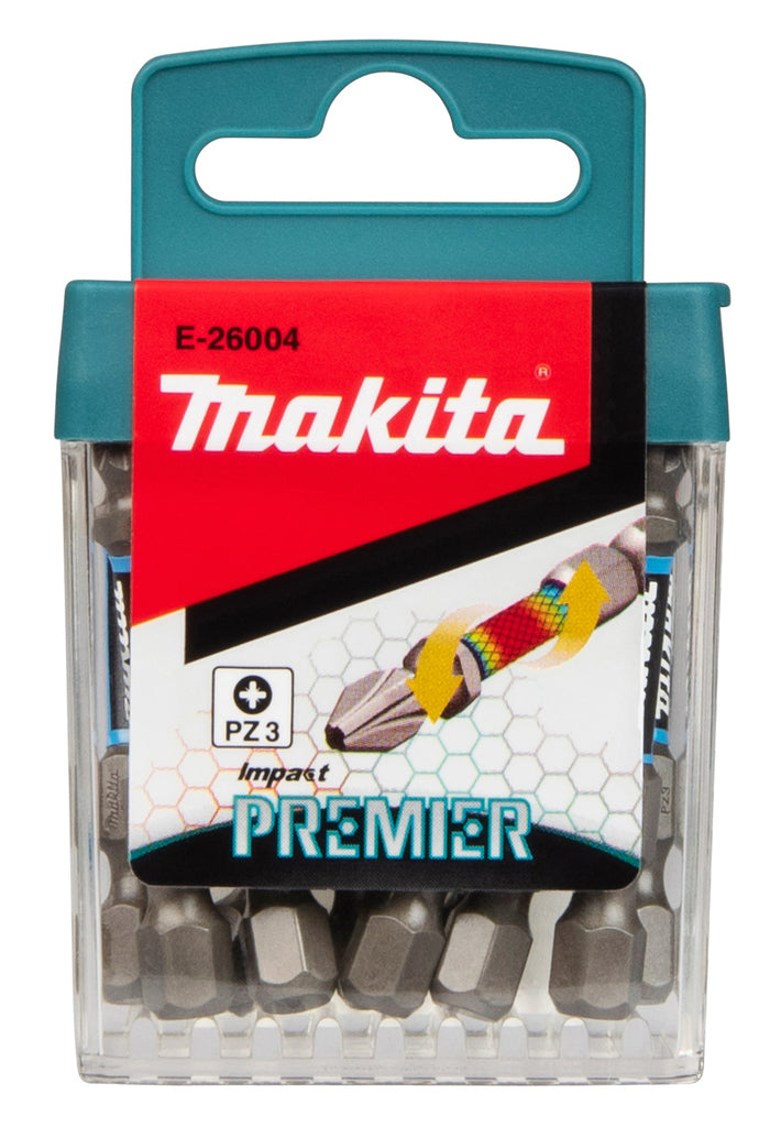 Imp Makita accessoires embouts de tournevis à percussion pz3x50mm | agir en tant que premier ministre | 10 pièces - e-26004