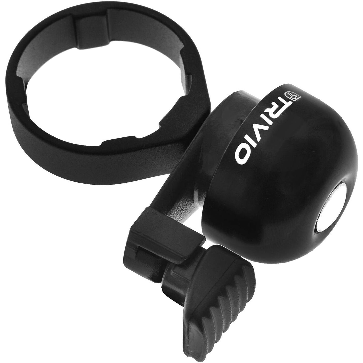 Trivio - sonnette de vélo montage pour casque 1-1 8 noir