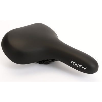 Towny de la selle à vélo avec mousse mémoire - noir