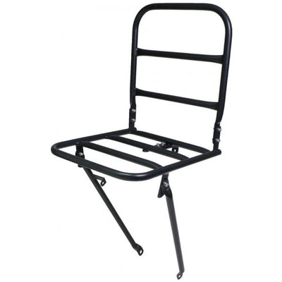 support avant avec fixation par boulon à couronne 30 x 30 cm acier noir mat