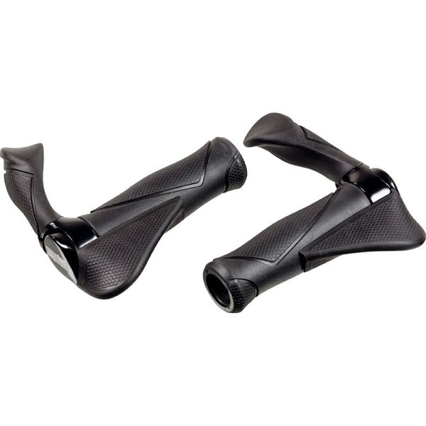 Paire de poignée de première poignée MF2 Small Kraton Aluminium 130 + 130 mm noir