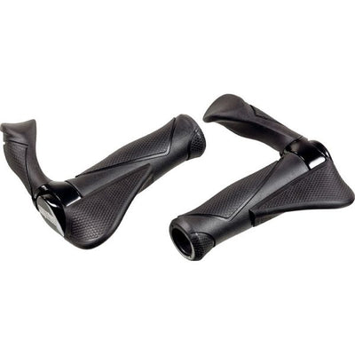 Paire de poignée de première poignée MF2 Small Kraton Aluminium 130 + 130 mm noir
