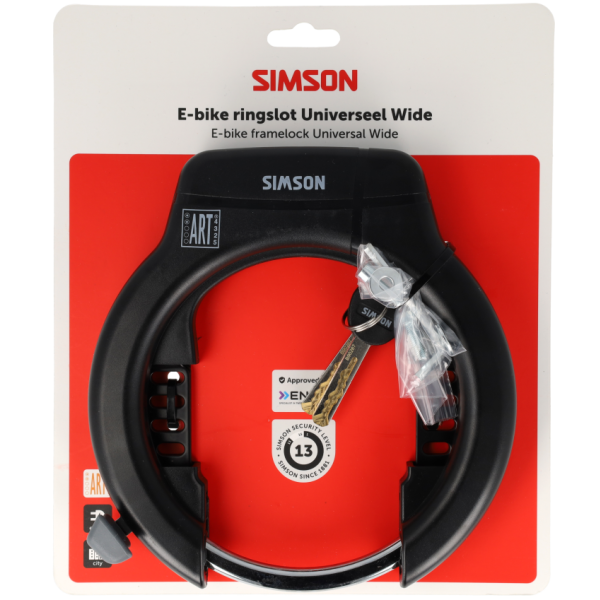 Simson antivol de cadre universel large insert pour vélo électrique 80mm art**
