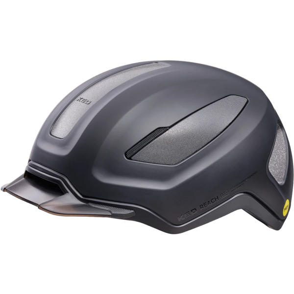 Casque de vélo KED Atteignez DT Large 58-62 cm Black Matt