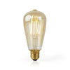 NEDIS WIFILF10GDST64 LAMPE LED Wi-Fi avec filament E27 ST64 5 W 500 LM