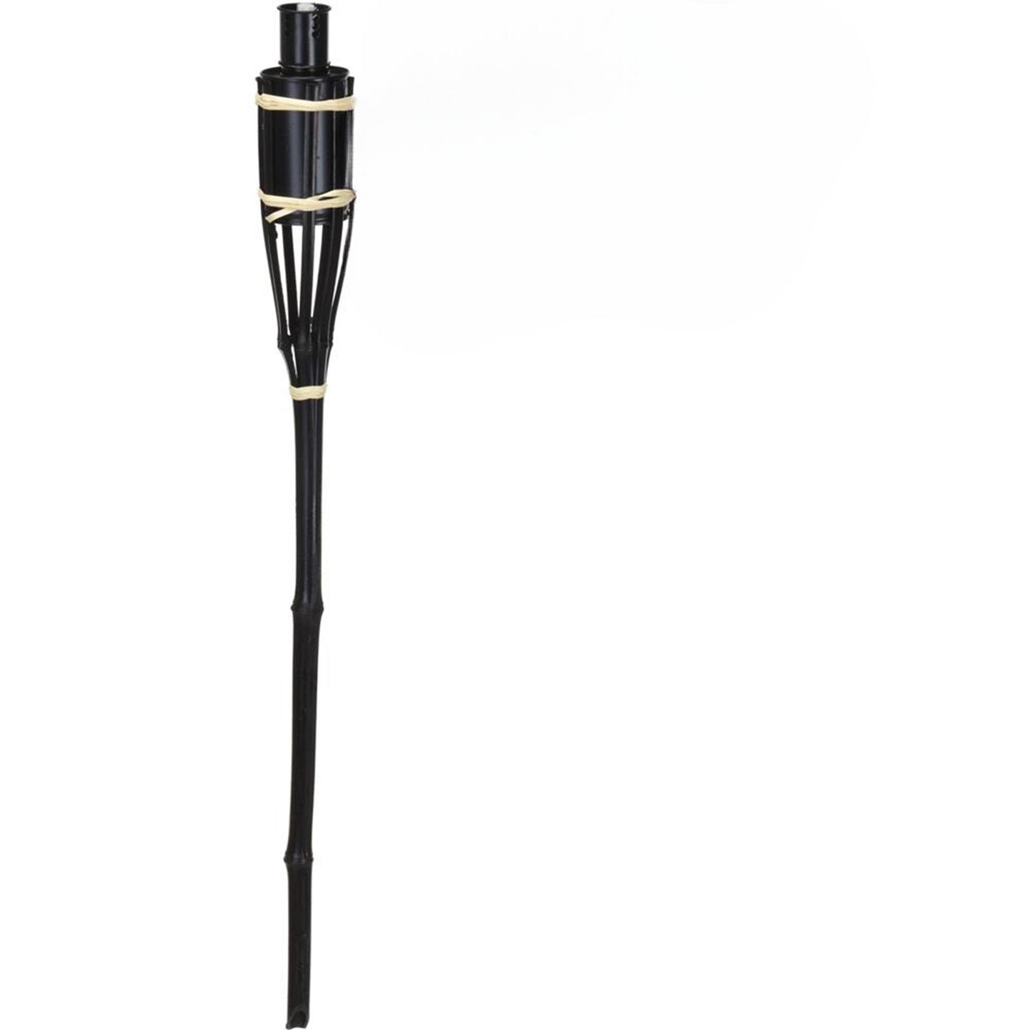 Pro garden torche de jardin bambou 65cm noir