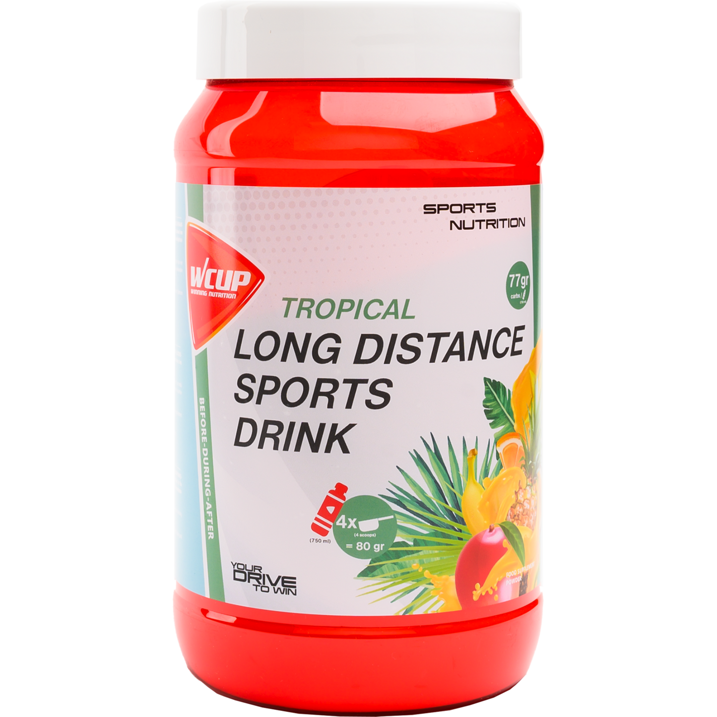 WCUP - Drink sportive tropical longue distance 1020 grammes