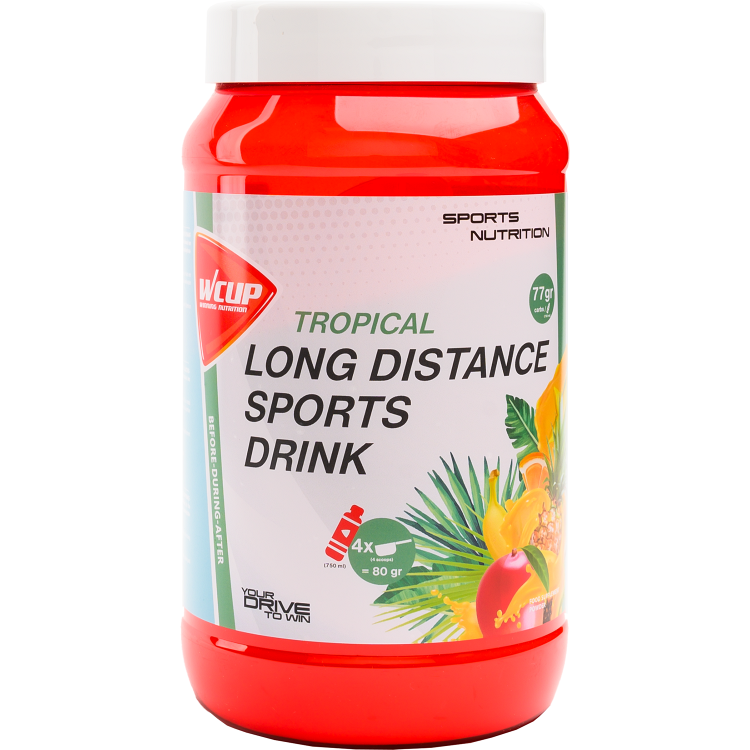 WCUP - Drink sportive tropical longue distance 1020 grammes