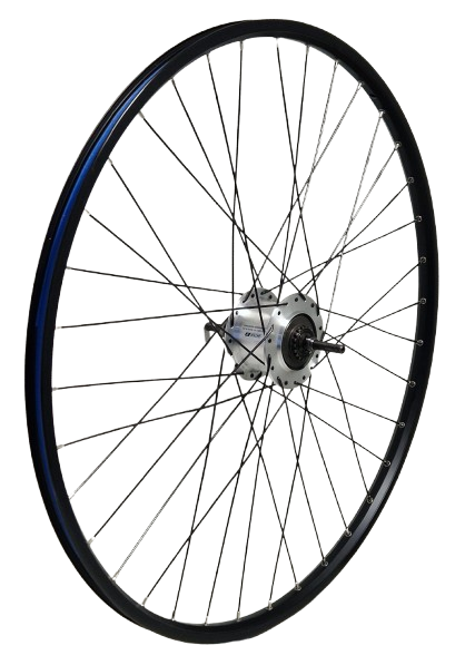 KGZ KGZ KGZ Roue arrière 28 pouces (622) Rim et parla Black Nexus 7 RB Silver