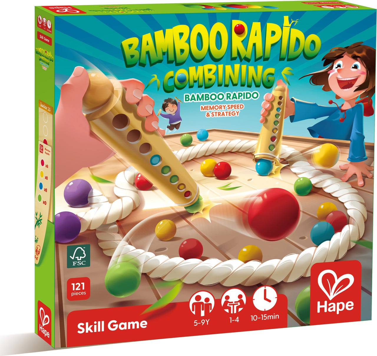 Hape bambou rapido - 122pcs.