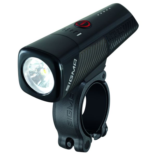 Phare Sigma Buster 800 LED porte-vis - Batterie Li-ion USB